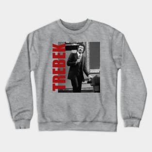 Alex Trebek - Retro Aesthetic Fan Art Crewneck Sweatshirt